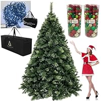 特大　海外製　本物みたいモミの木　クリスマスツリー 約230cm オーナメント付 特大海外製本物みたいモミの木クリスマスツリー 約230cm